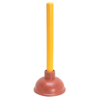 4" Mini Force Cup w/9" Handle Plunger