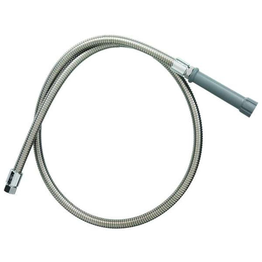 B-0044-H T&S Hose, 44" Flexible Stainless Steel (Gray Handle)