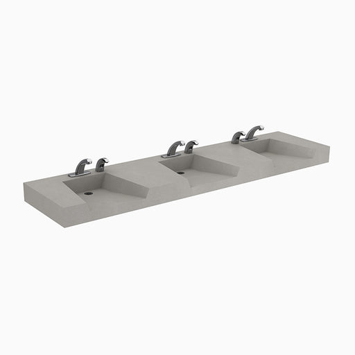 Three Station Open Front Basin Lavatory DSOF-83000